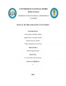 Manual de Organización y funciones