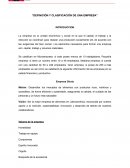 Definición y clasificación de una empresa