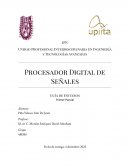 Guía para la unidad uno de Procesador Digital de Señales
