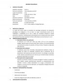 Informe psicológico niño de 4 años
