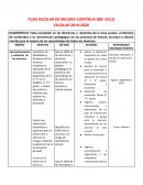 PLAN ESCOLAR DE MEJORA CONTÍNUA 088
