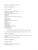 GRAMÁTICA: MORFOLOGÍA