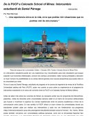 De la PUCP a Colorado School of Mines: Intercambio estudiantil de Daniel Párraga