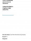 Caso Hilton Manufacturing Company