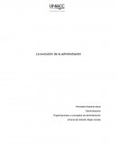 Organizaciones y conceptos de administración