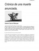 Trabajo Crónica de una muerte anunciada
