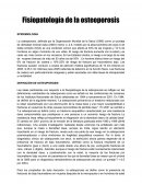 Fisiopatología de la osteoporosis
