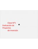 Evaluación de Proyectos de Inversion