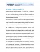 Actividad: ¿Qué son las AA. CC.?