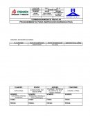 PROCEDIMIENTO PARA INSPECCIÓN BOROSCOPICA