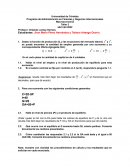 Programa de Administración en Finanzas y Negocios Internacionales Macroeconomía