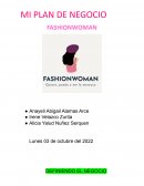 MI PLAN DE NEGOCIO FASHIONWOMAN