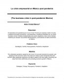 La crisis empresarial en México post pandemia