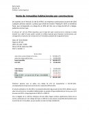 Venta de inmuebles habitacionales por constructoras