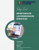 Importancia de la ofimática