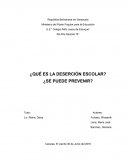 ¿Qué es la deserción escolar? ¿Se puede prevenir?