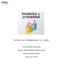 ESTADÍSTICAS Y PROBABILIDADES