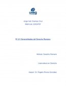 Generalidades del Derecho romano