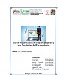Visión Histórica de la Ciencia Contables y sus Corrientes del Pensamiento