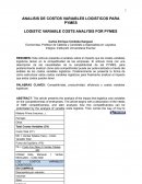 ANALISIS DE COSTOS VARIABLES LOGISTICOS PARA PYMES