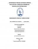 MONOGRAFÍA PARA EL CURSO DE RSE