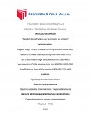 Gestión de la cadena de suministro en el Perú