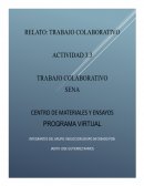 RELATO: TRABAJO COLABORATIVO
