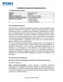 INFORME DE EVALUACIÓN FONOAUDIOLÓGICA