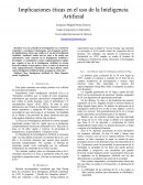 Implicaciones éticas en el uso de la Inteligencia Artificial