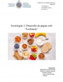 Tecnologías 2: Desarrollo de página web “EcoSnacks”