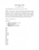 La comida en el mundo. Proyecto