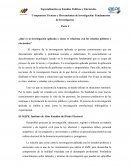 ¿Qué es la investigación aplicada y cómo se relaciona con los estudios políticos y electorales?
