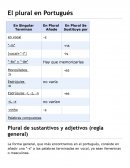 Plural en portugues