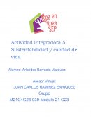 Sustentabilidad y calidad de vida