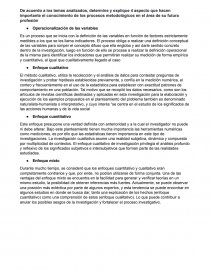 Conocimiento de los procesos metodológicos en el área de su futura profesión. Página 1