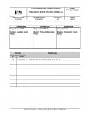 PROCEDIMIENTO DE TRABAJO SEGURO TRASLADO DE SACAS CON GRÚA HORQUILLA