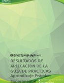 Informe de Resultados de aplicación de la Guía de Prácticas