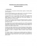 Problemática de los cultivos transgénicos en el Perú