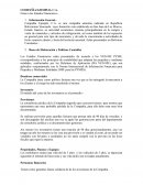 COMPAÑÍA EJEMPLO, C.A. Notas a los Estados Financieros