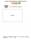 Trabajo de Investigación literaria (TIL) de la lectura