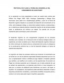 PROTOCOLO DE CLASE LA TEORIA DEL DESARROLLO DEL CONOCIMIENTO DE JEAN PIAGET