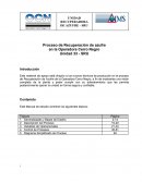 Proceso de Recuperación de azufre en la Operadora Cerro Negro