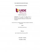 Habilitación de un área de ajustes para el laboratorio de tecnología de materiales de la Escuela de Ingeniería Automotriz