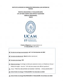 MÓDULO PROFESIONAL: INGLÉS. Página 1