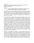 LA ÉTICA MEDIO AMBIENTAL: PRINCIPIOS Y VALORES PARA UNA CIUDADANÍA RESPONSABLE EN LA SOCIEDAD GLOBAL