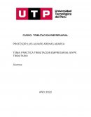 PRACTICA TRIBUTACION EMPRESARIAL-MYPE TRIBUTARIO