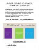PARTO Y PUERPERIO