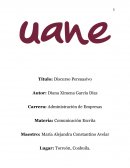 Discurso uane Violencia de género