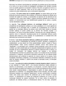 RESUMEN: Sociología rural: el nuevo campesino entre la globalización y la tierra prometida