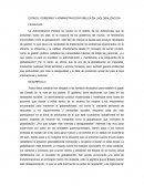 ESTADO, GOBIERNO Y ADMINISTRACION PUBLICA EN LA GLOBALIZACION